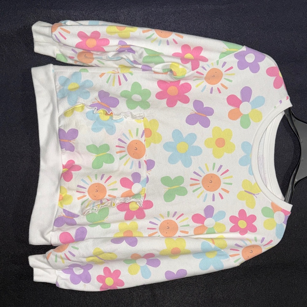 Colorful Floral Sweatshirt